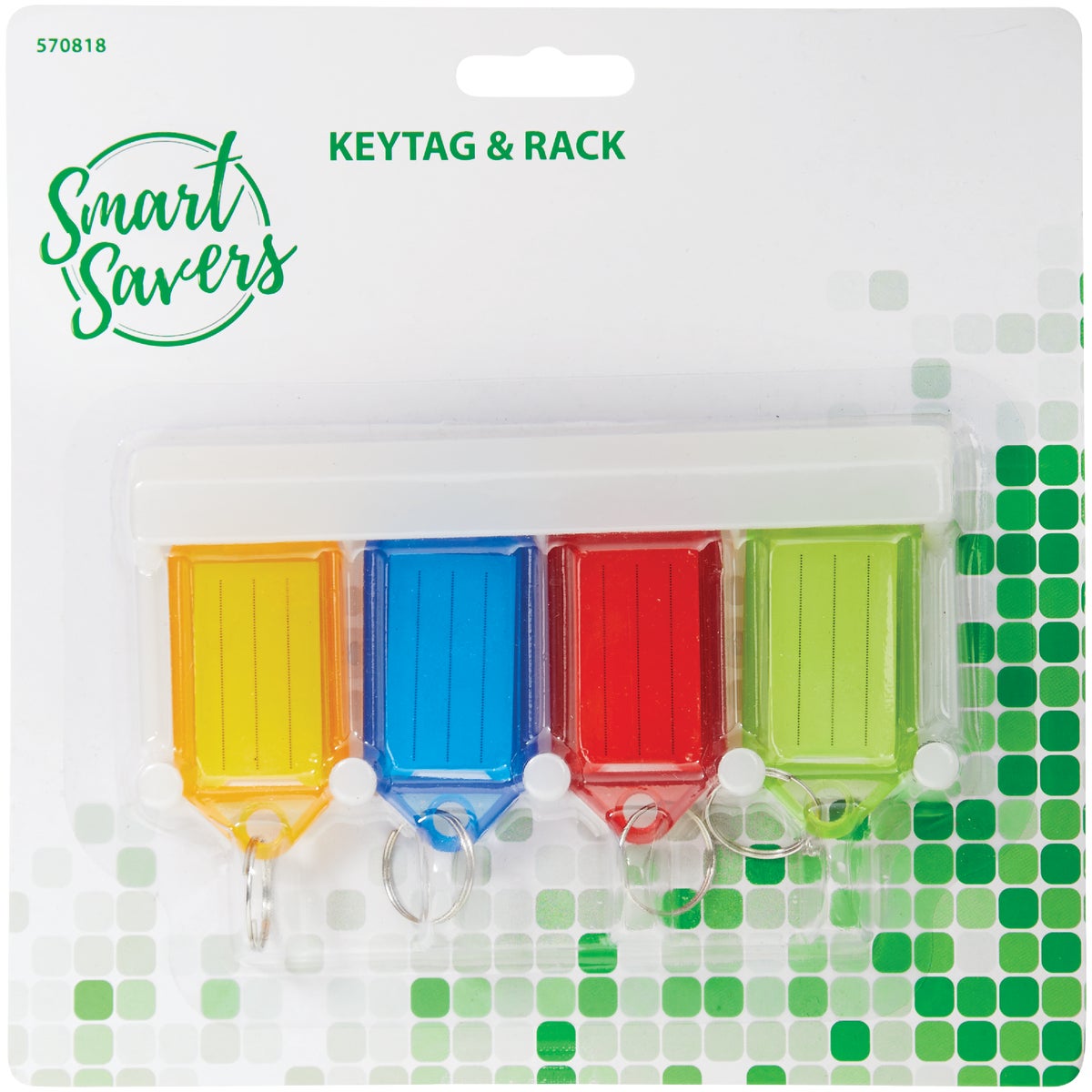 Smart Savers Keytag Rack (4-Key)