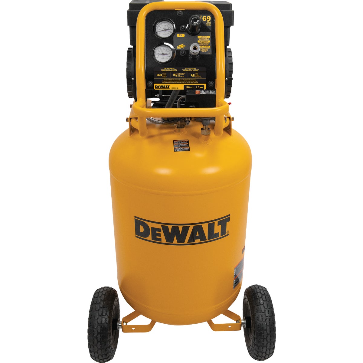 DEWALT 26 Gal. Portable Vertical 150 psi Air Compressor