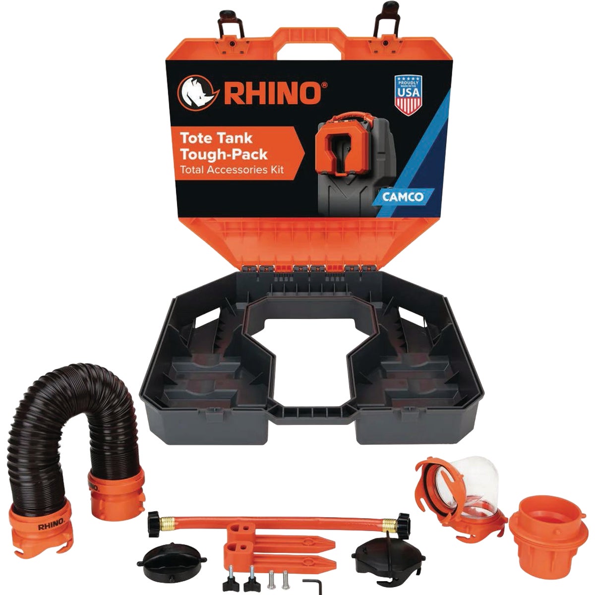 Camco Rhino Tough-Pack Tote Tank Storage Box