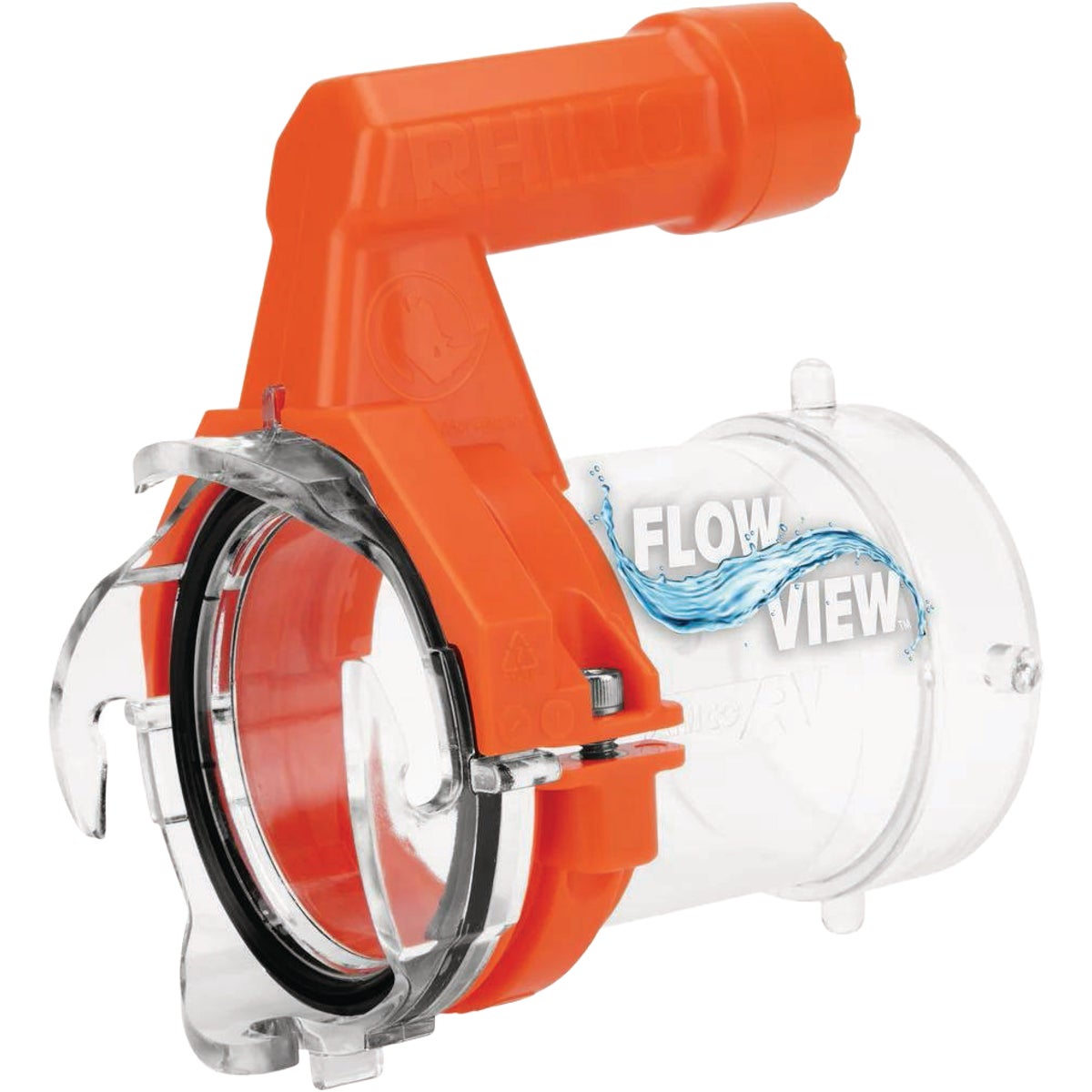 Camco Rhino RV Pro 5 In. Sewer Hose Extension with LED Flashlight