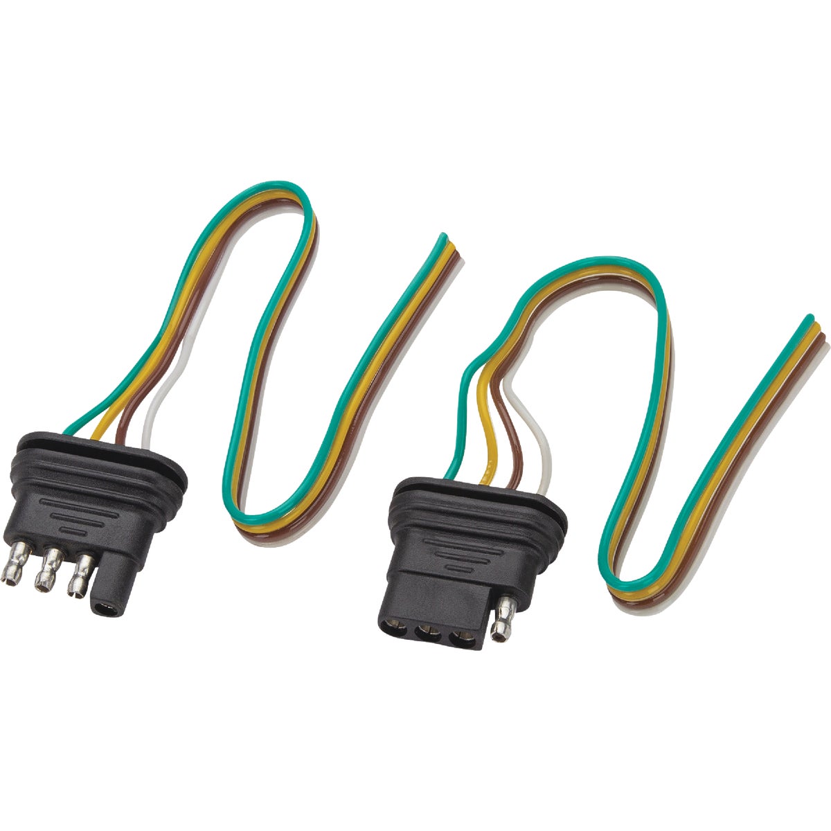 Reese Towpower 4-Flat 48 In. Loop Vehicle/Trailer Connector Set