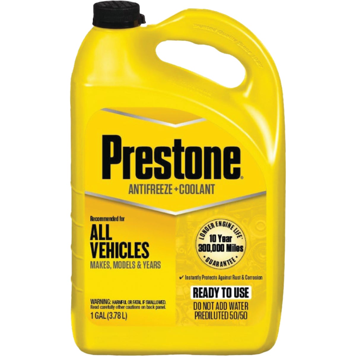 Prestone Automotive Antifreeze/Coolant 50/50 Pre-Diluted