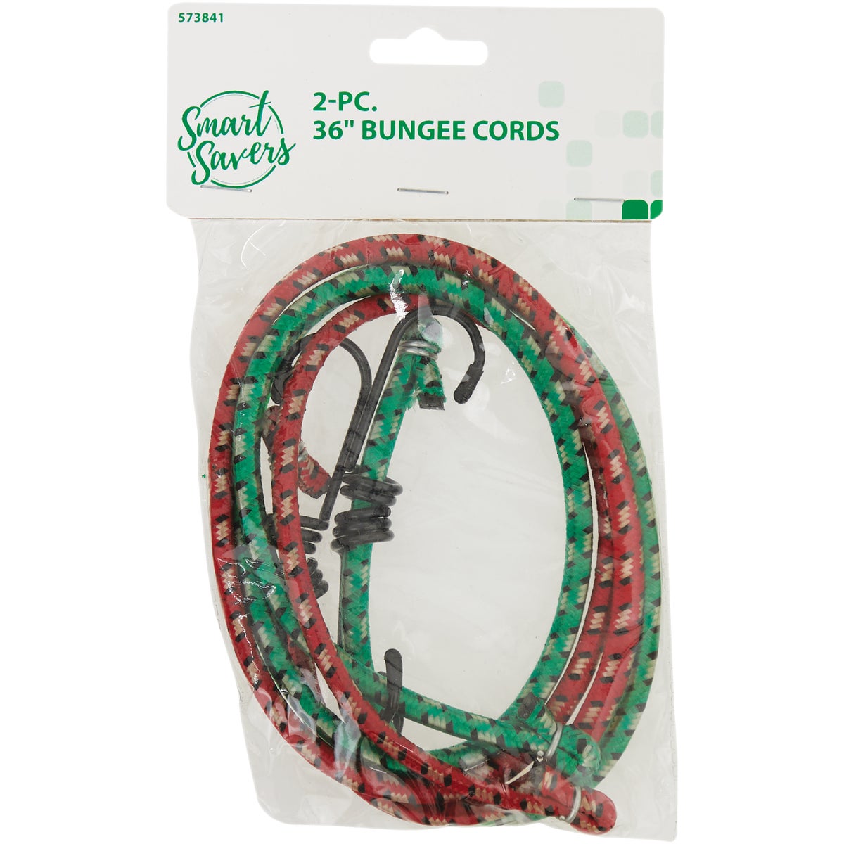 Smart Savers 6mm x 36 In. Metal with Safety End Bungee Cord (2-Pack)