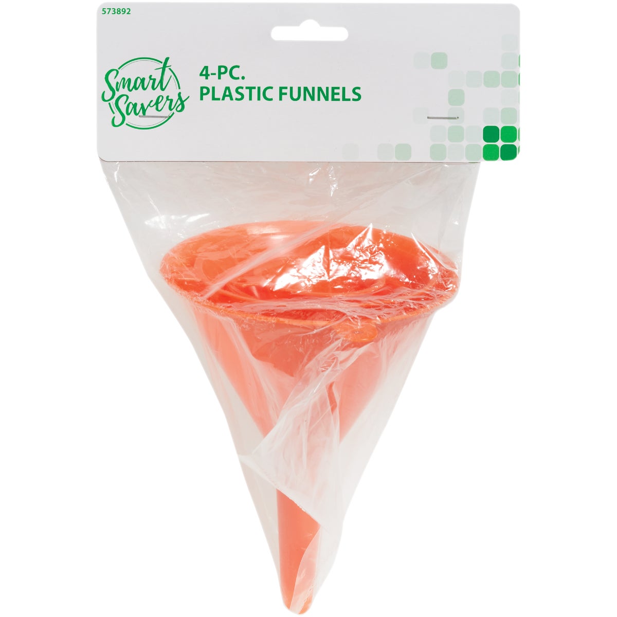 Smart Savers Plastic All-Purpose Funnel Set (4 Piece)