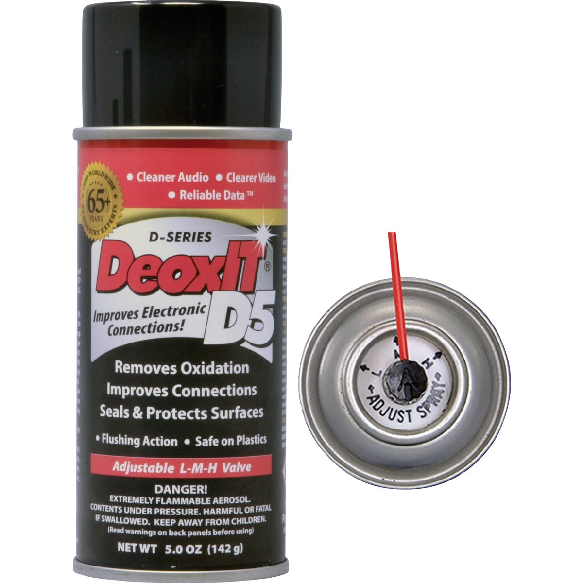 DeoxIT D-Series D5 5 Oz. Electronic Parts Cleaner Spray