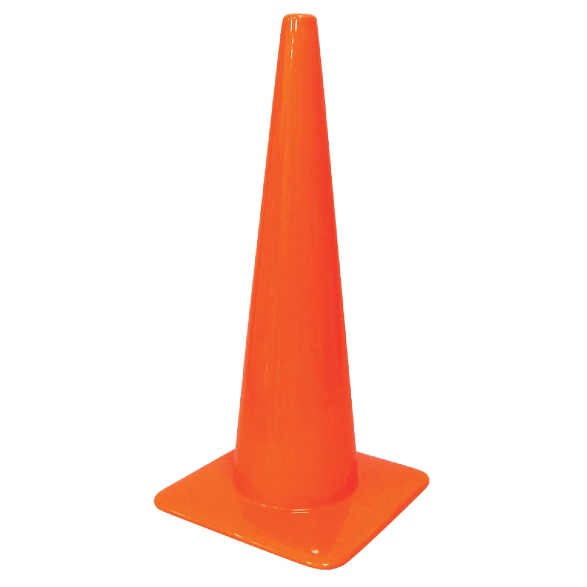 Safety Works Professional 28 In. H. Hi-Vis Orange Safety Cone