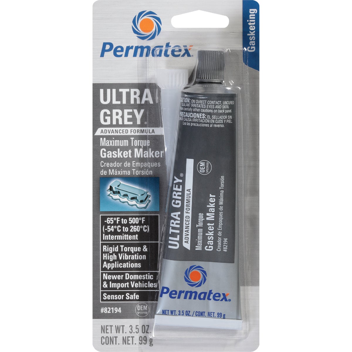 Permatex 3 Oz. Ultra Grey Silicone Gasket Maker