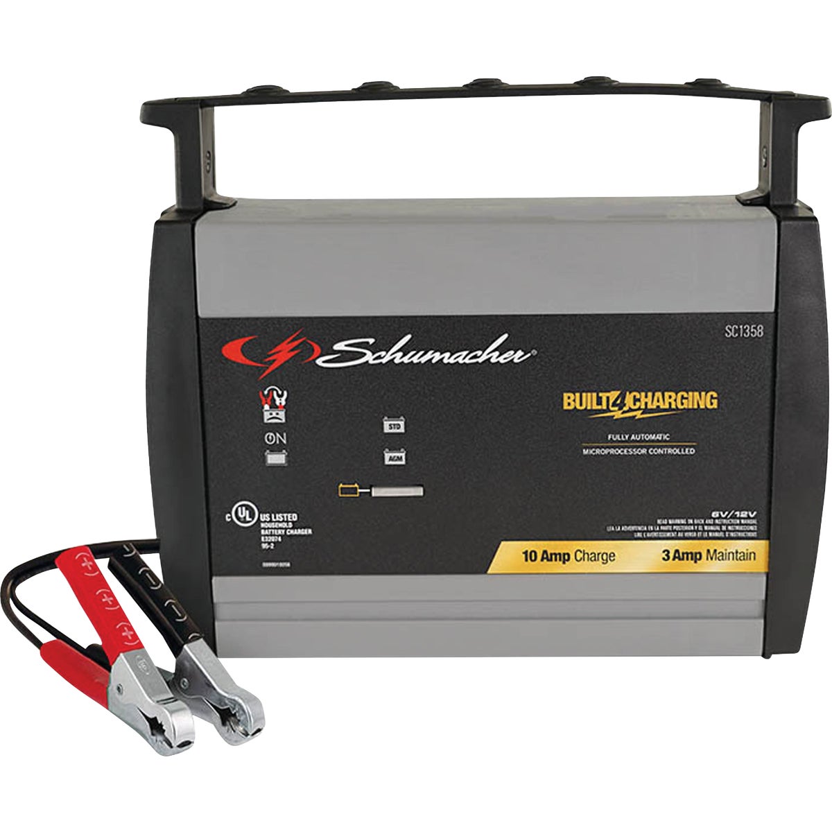 Schumacher 12V Automatic Auto and Marine Battery Charger