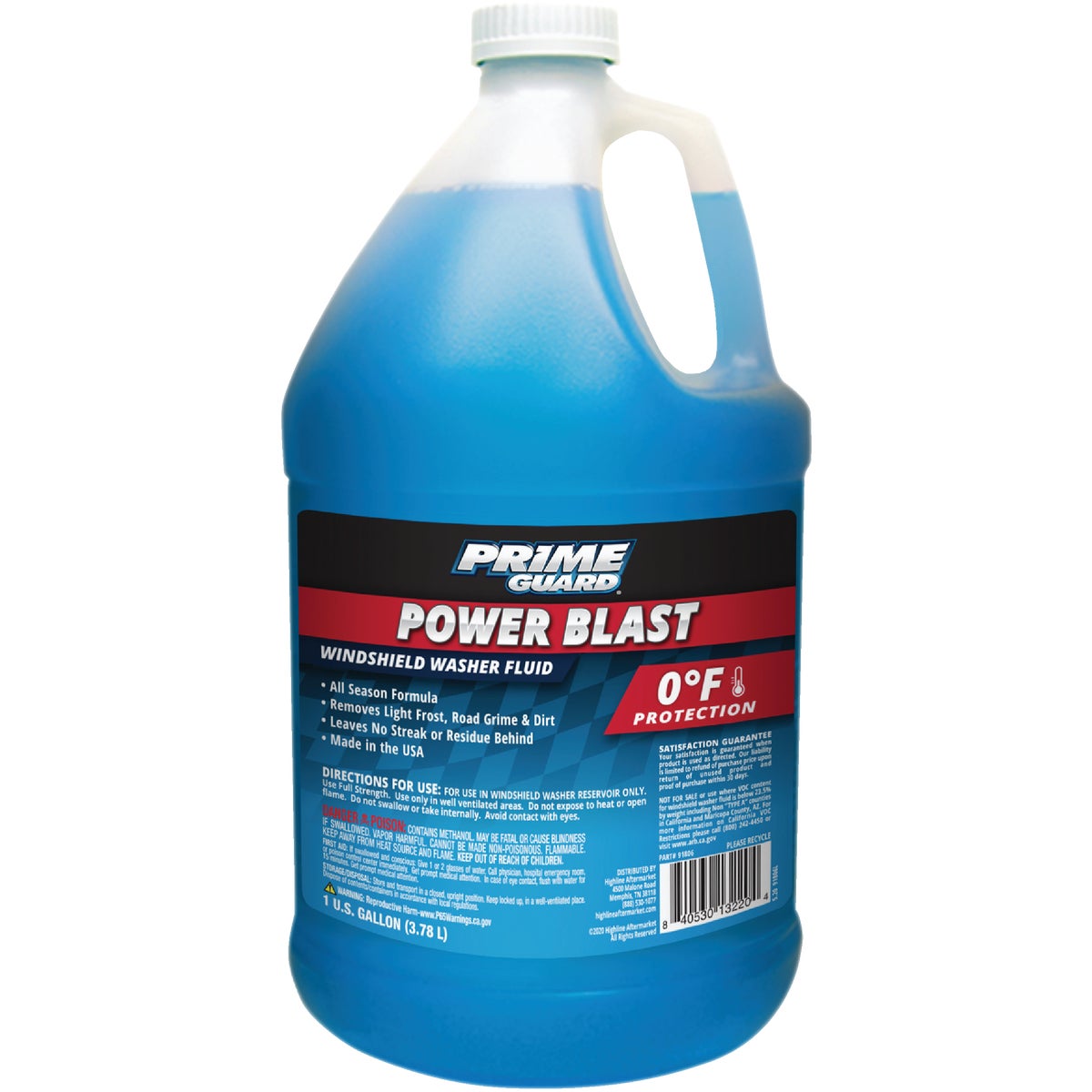 Prime Guard Power Blast Windshield Washer Fluid