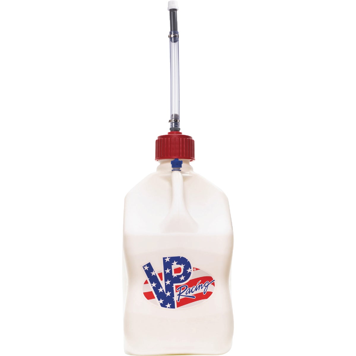 VP Racing 5.5 Gal. Motorsport Utility Jug with Hose, Patriotic