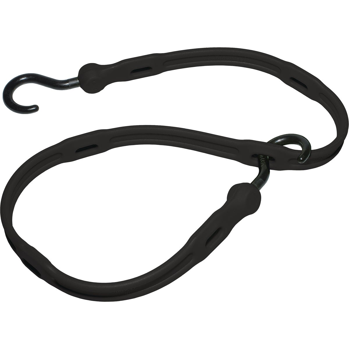 The Perfect Bungee 36 In. 6-in-1 Adjustable Polyurethane Bungee Strap, Black
