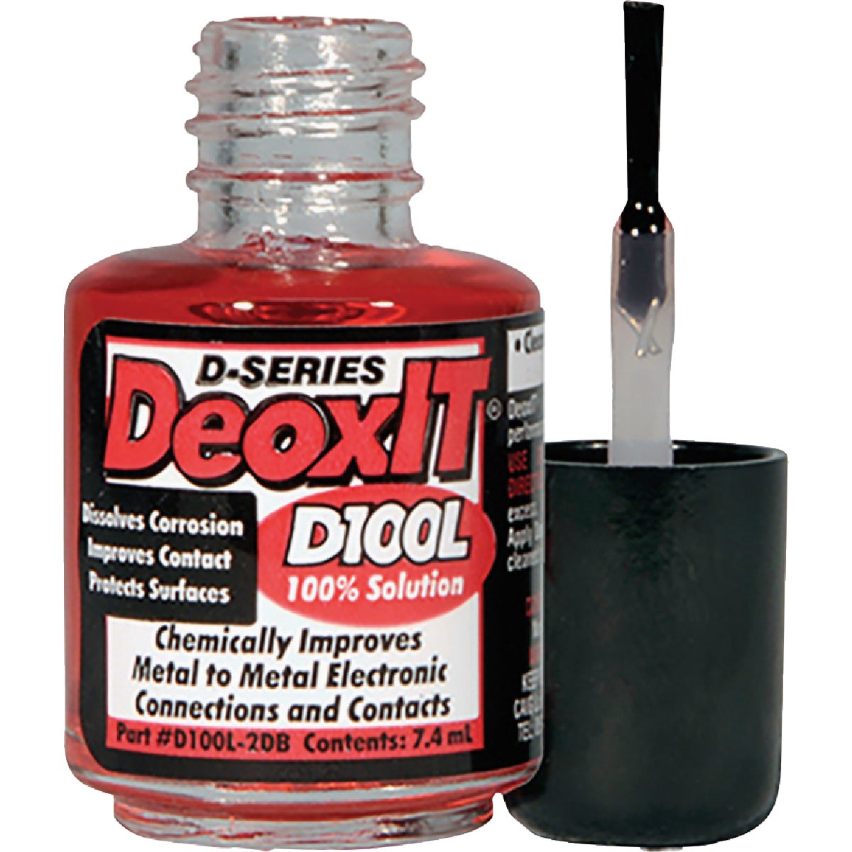 DeoxIT D-Series D100L 7.4 mL Liquid in Brush Applicator