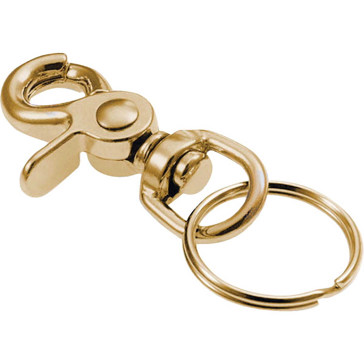 Lucky Line Solid Brass Key Chain