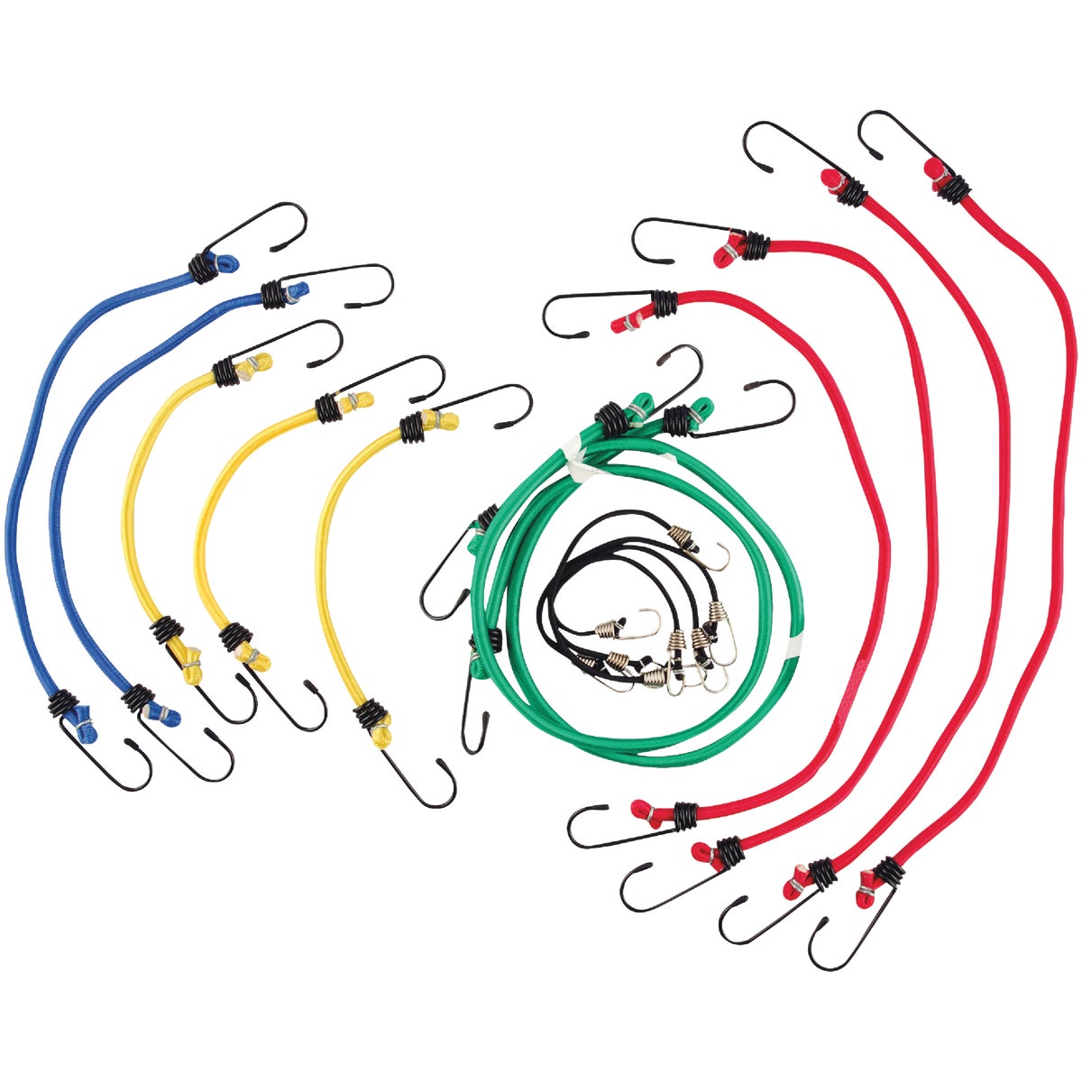 15-Piece Bungee Cord Set