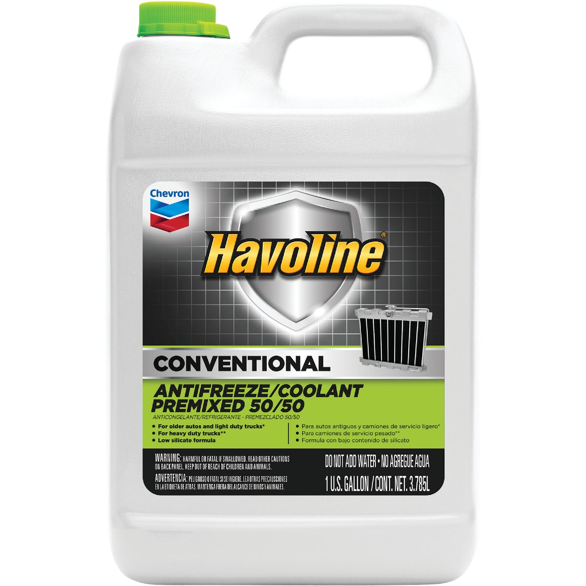 Havoline Automotive Antifreeze/Coolant 50/50 Pre-Diluted