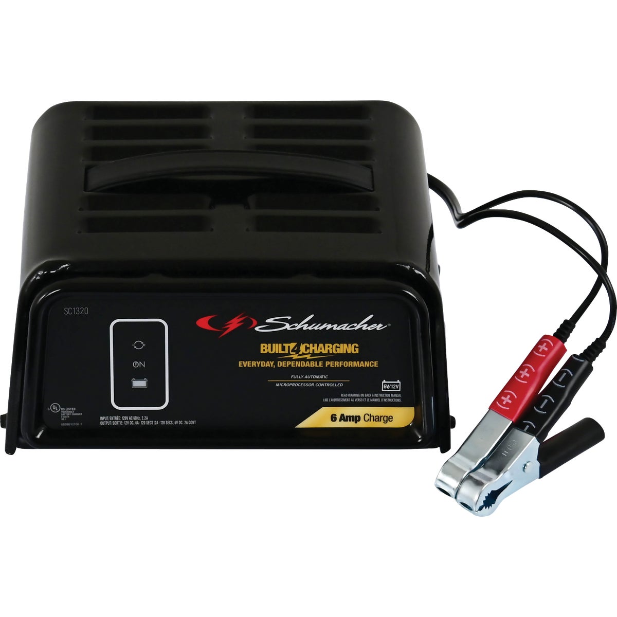  Schumacher Manual 6-Volt/12-Volt 6-Amp Auto Battery Charger