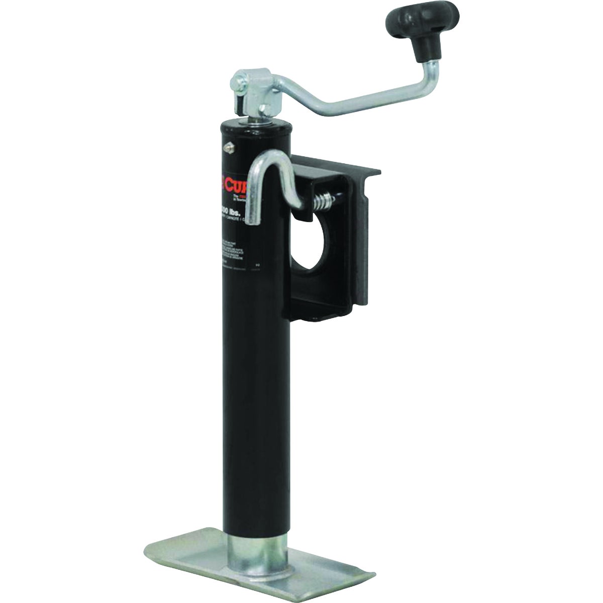 Curt 2000 Lb. Bracket-Mount Swivel Jack With Top Handle, 10 In. Travel