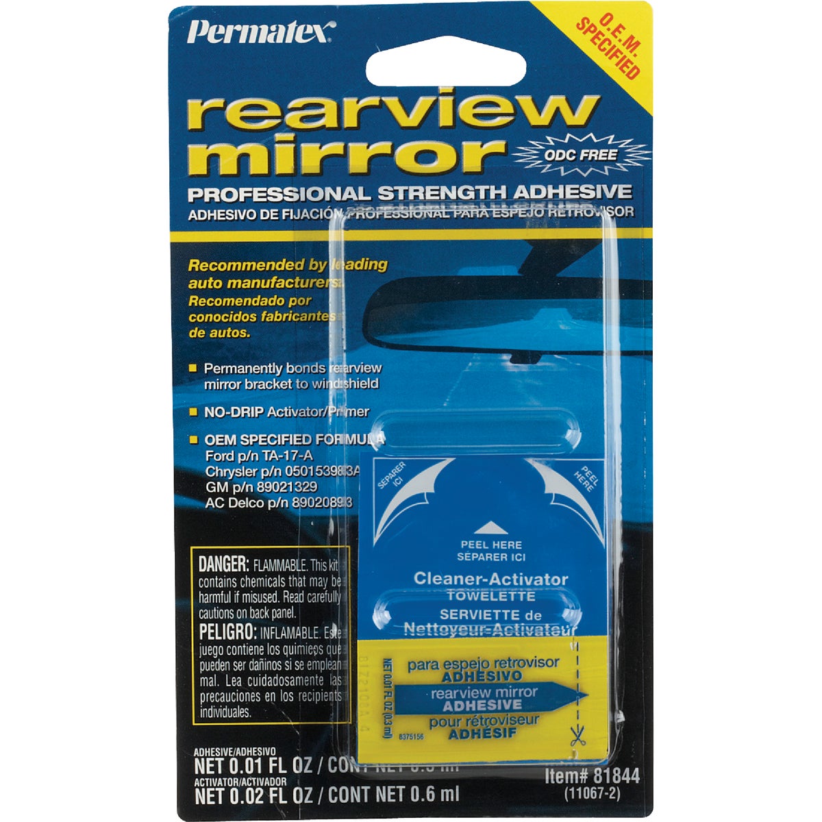 Permatex Rearview Mirror Adhesive