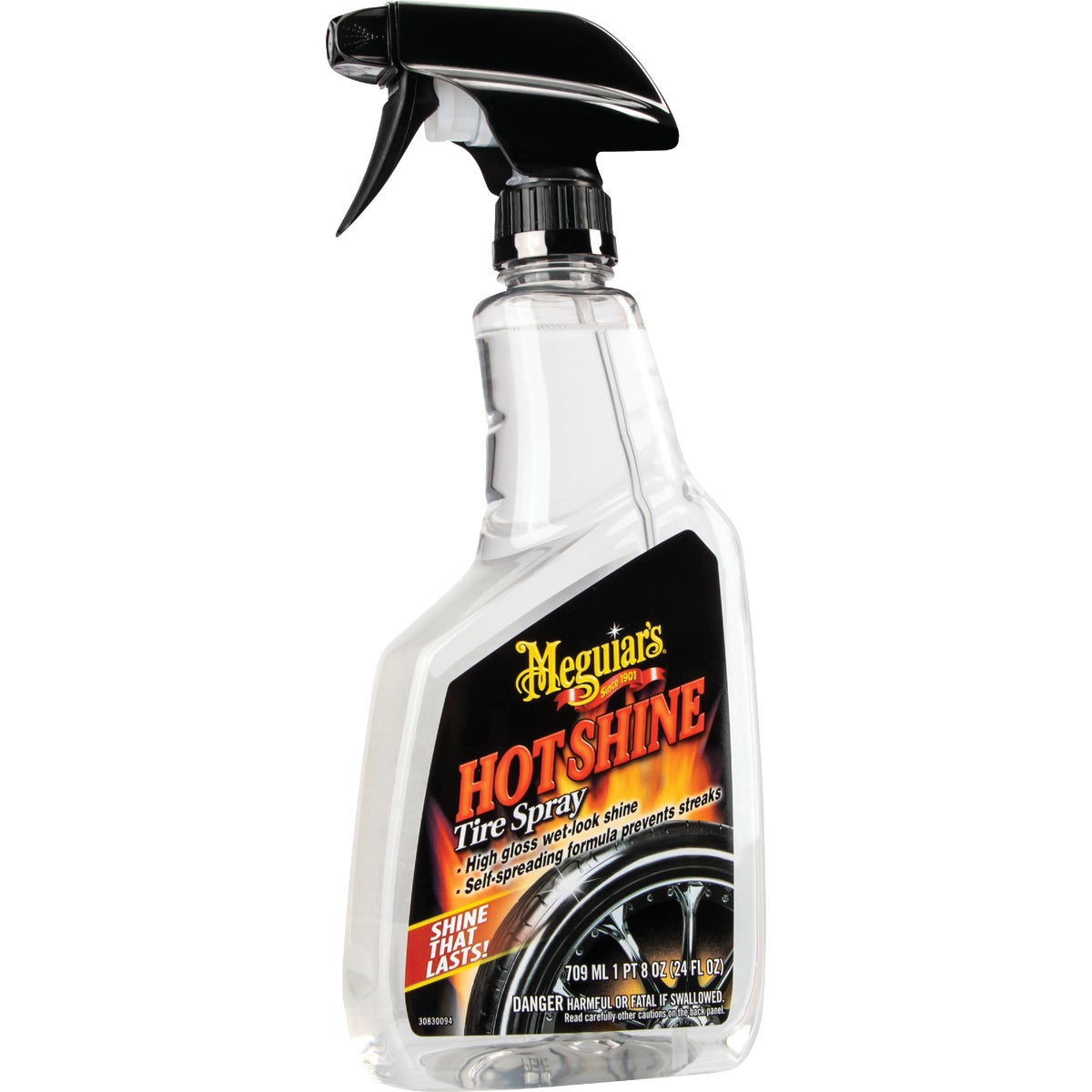 Meguiars Hot Shine High Gloss 24 Oz. Trigger Spray Tire Shine