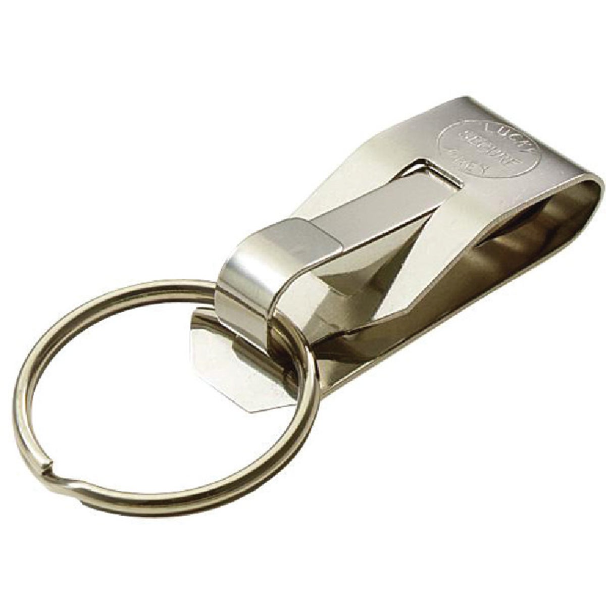 Lucky Line Steel Steel 1-1/8 In. Belt Hook Key Ring