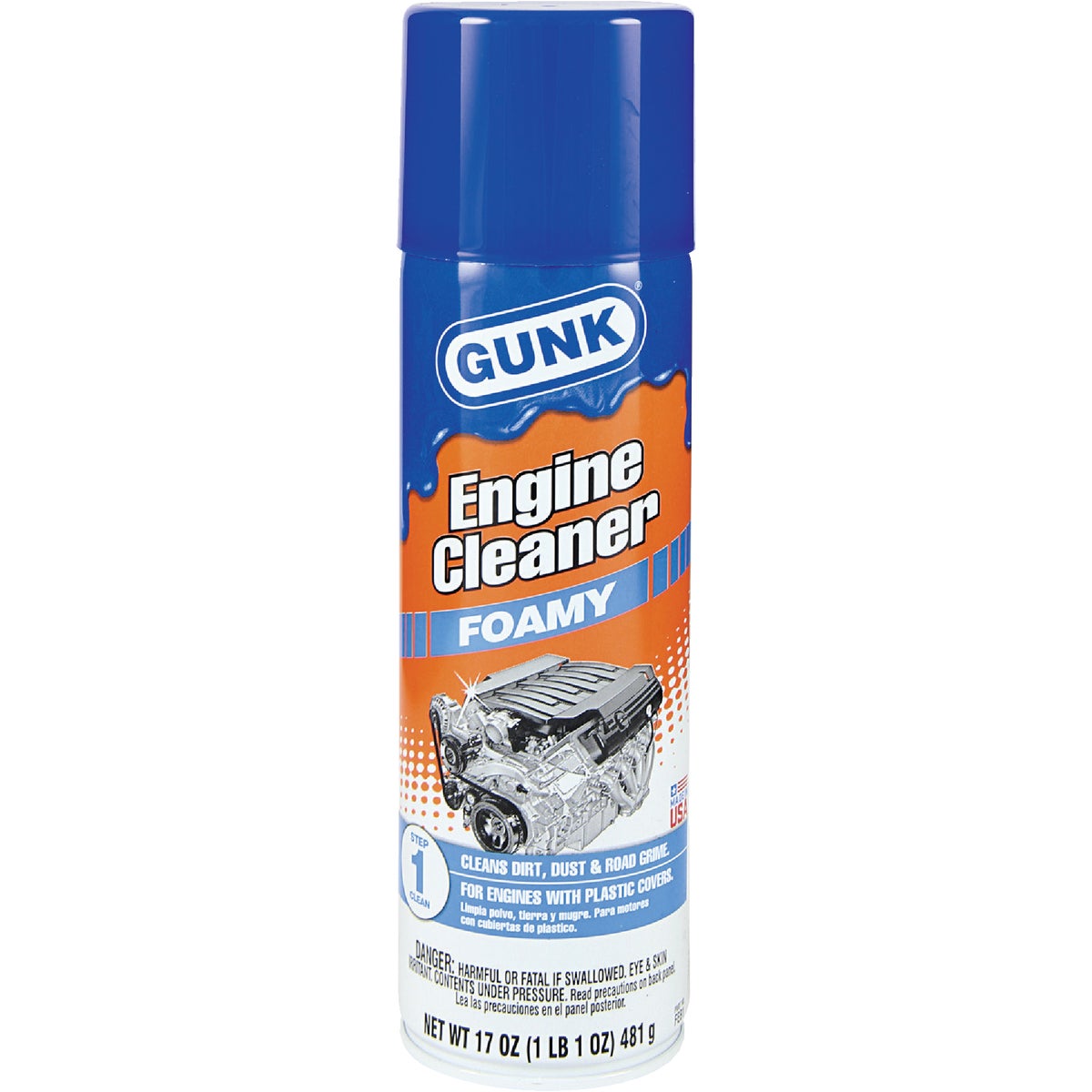 Gunk Foamy Engine Cleaner/Degreaser