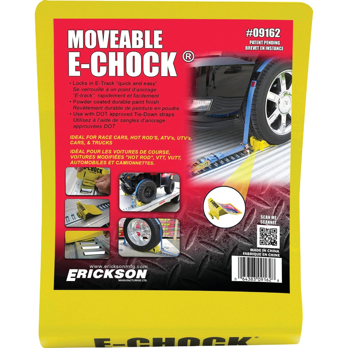 Erickson Moveable Wheel E-Chock