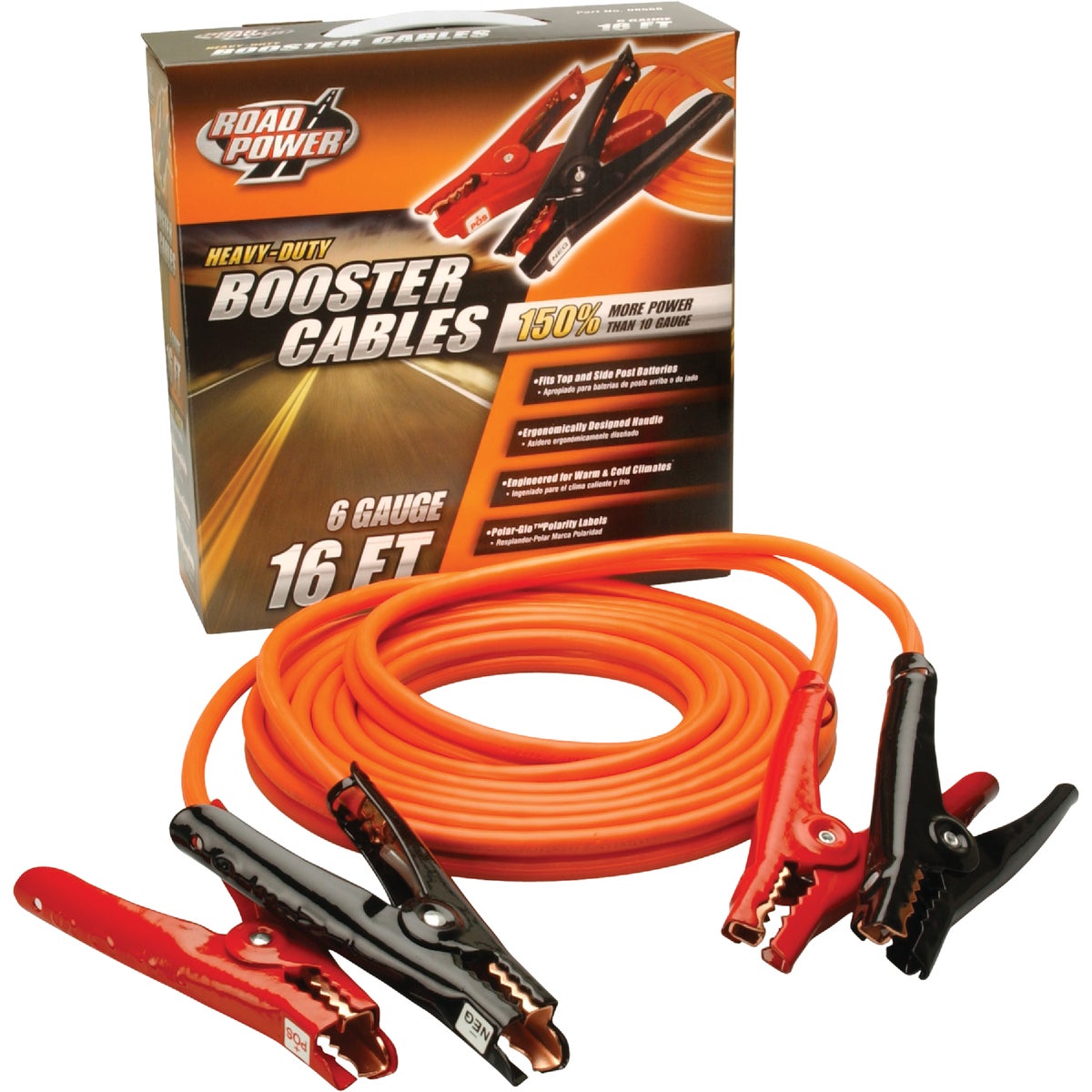 ROAD POWER Heavy-Duty Booster Cables