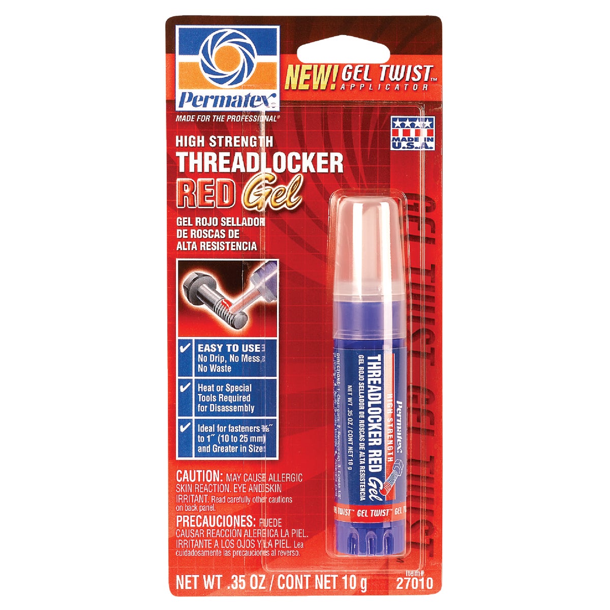 PERMATEX High-Strength Gel Threadlocker