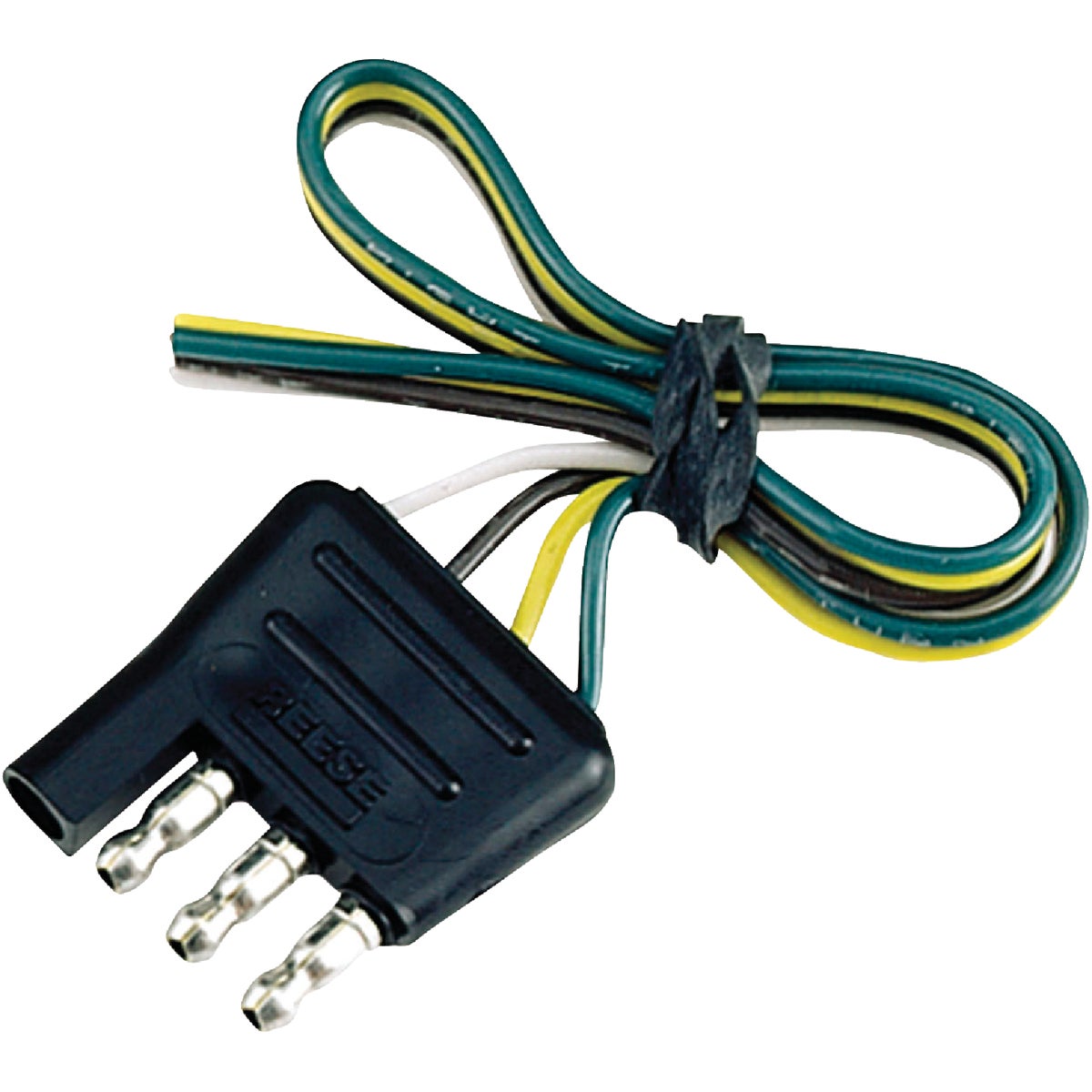Reese Towpower 6-Round to 4-Flat Plug-In Adapter