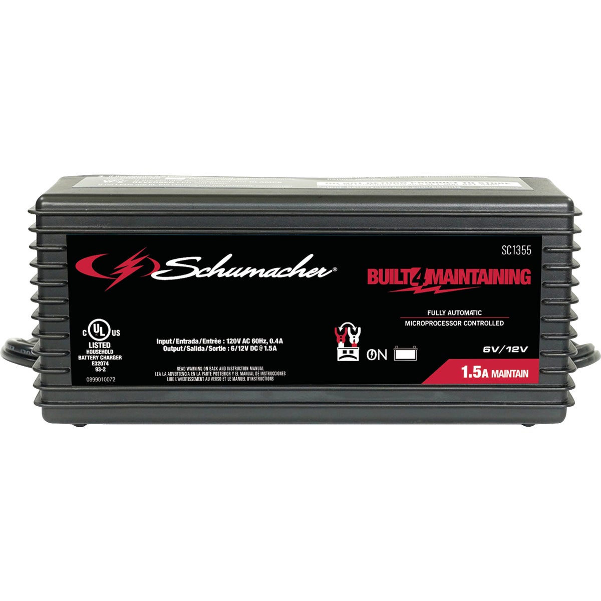 Schumacher SpeedCharge 6V/12V Battery Charger/Maintainer