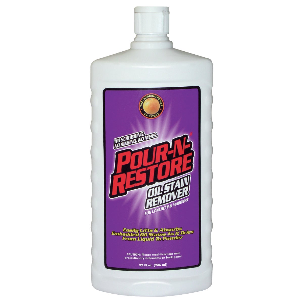 Pour-N-Restore Concrete And Masonry Oil Stain Remover