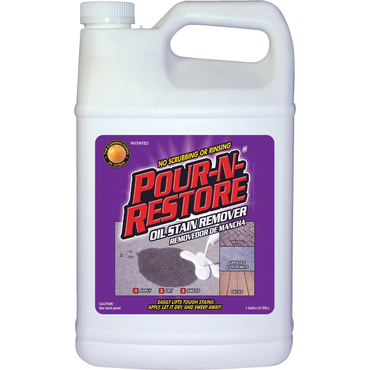 Pour-N-Restore Concrete And Masonry Oil Stain Remover