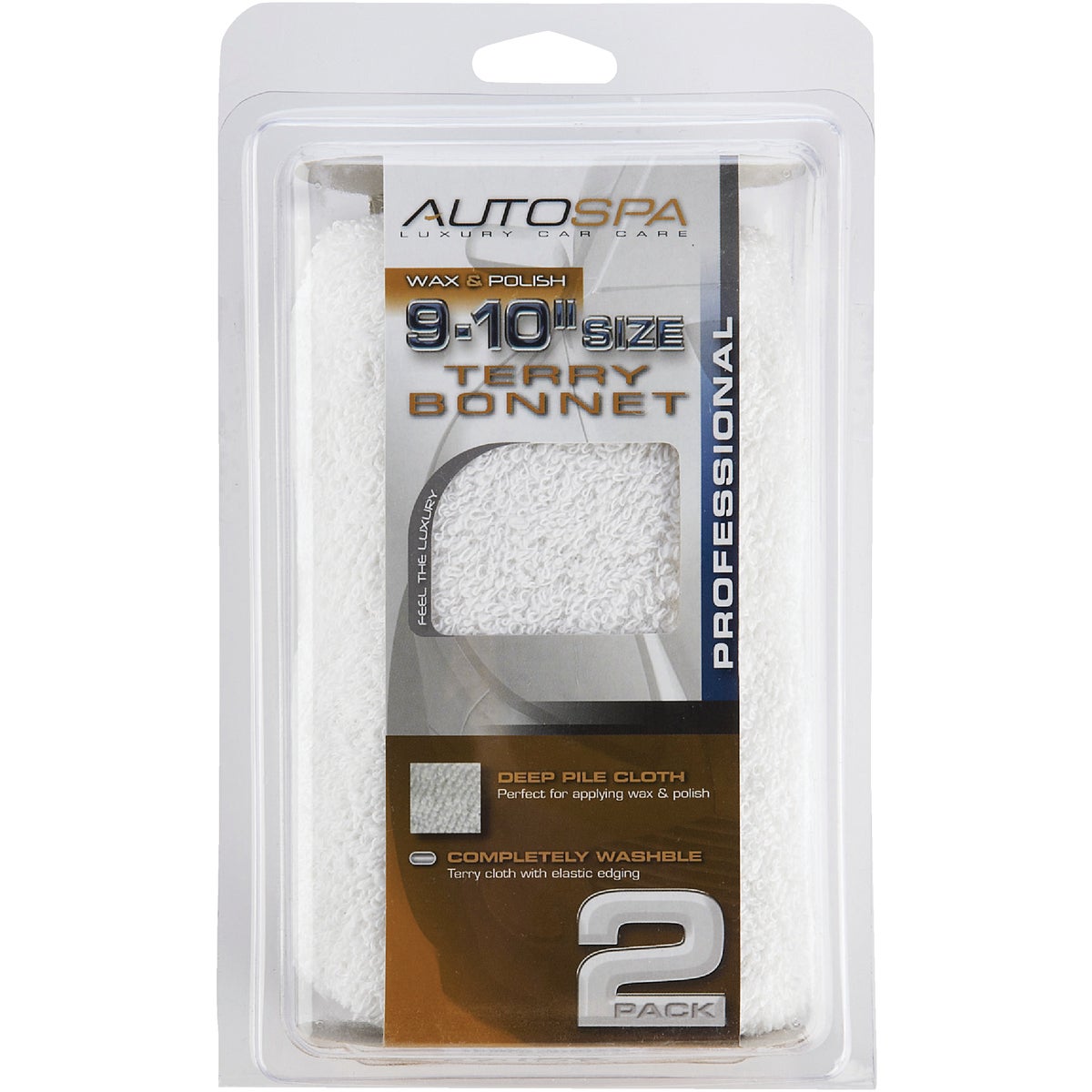 Auto Spa Cotton Terry Waxing And Polishing Bonnet