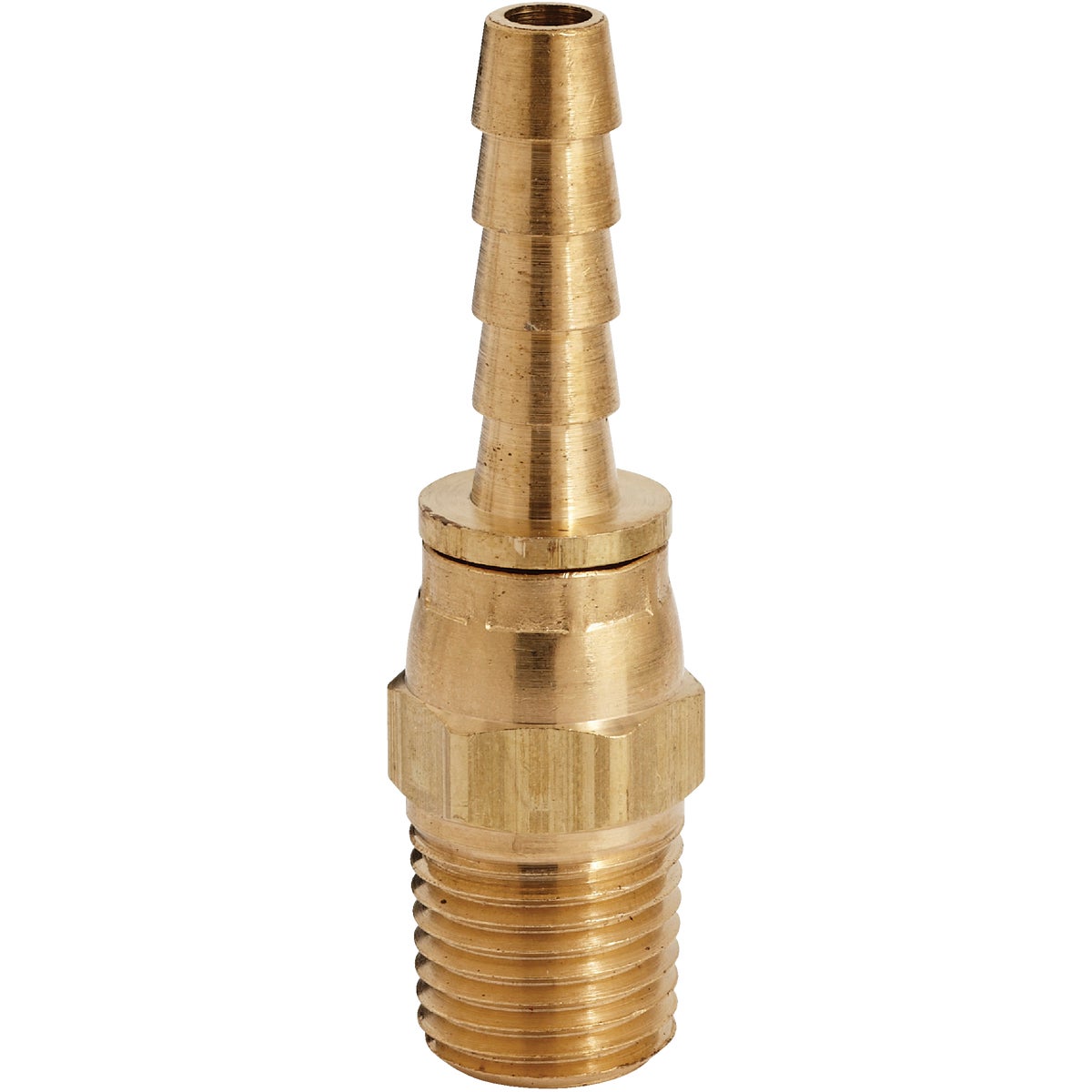 Milton Full Swivel 1/4 In. MPT x 1/4 In. Swivel Brass Plug