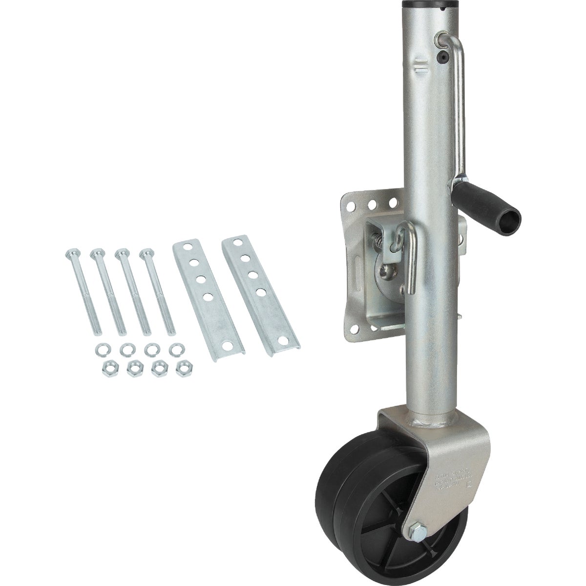 Bulldog 2000 Lb. Sidewind Tubular Swivel Trailer Jack