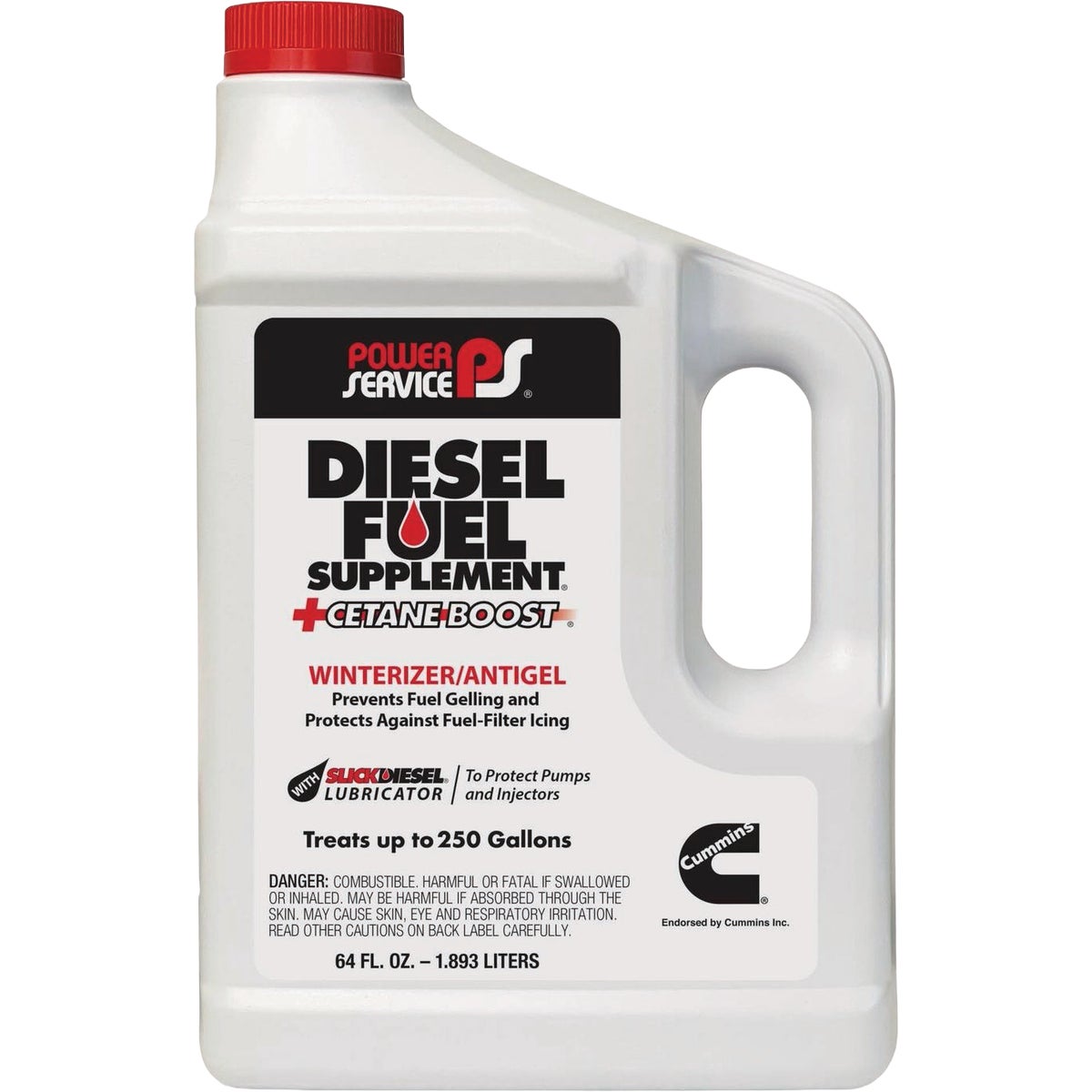 Power Service 64 Oz. Anti-Gel Diesel Fuel Supplement with Cetane Boost