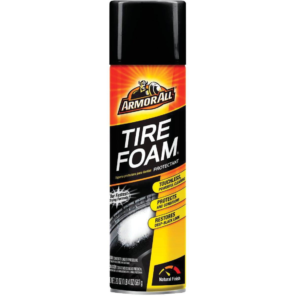 Armor All 20 Oz. Aerosol Spray Foaming Protectant Tire Cleaner