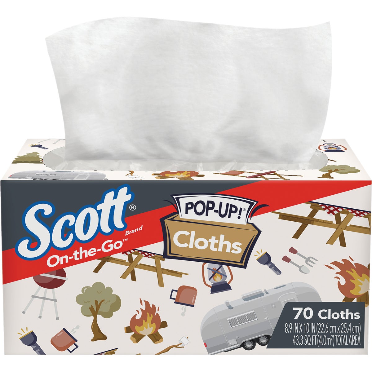 Scott On-The-Go Pop Up Cloth (70-Count)