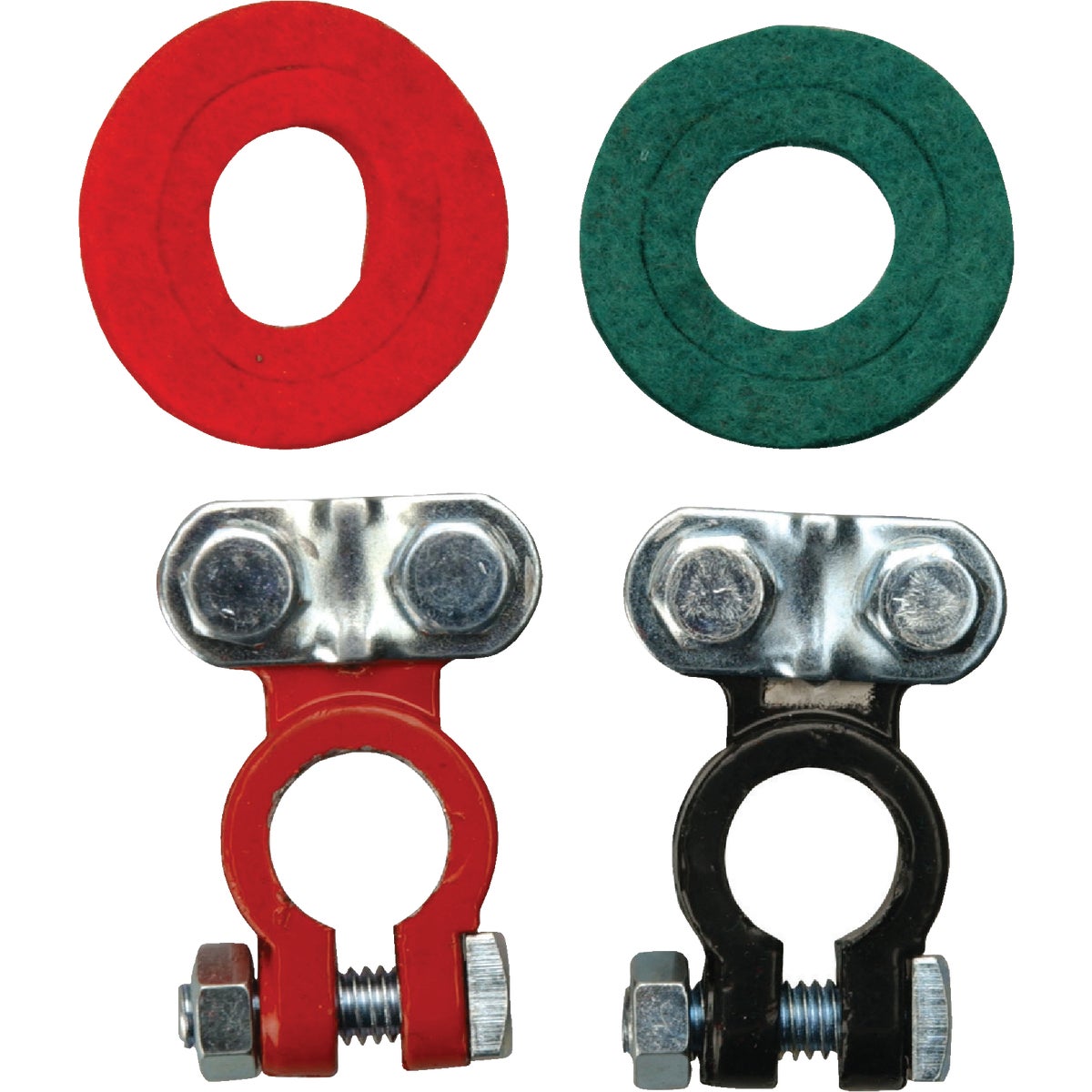  Road Power Top Post Color-Coded Battery Terminal (1-Pair)