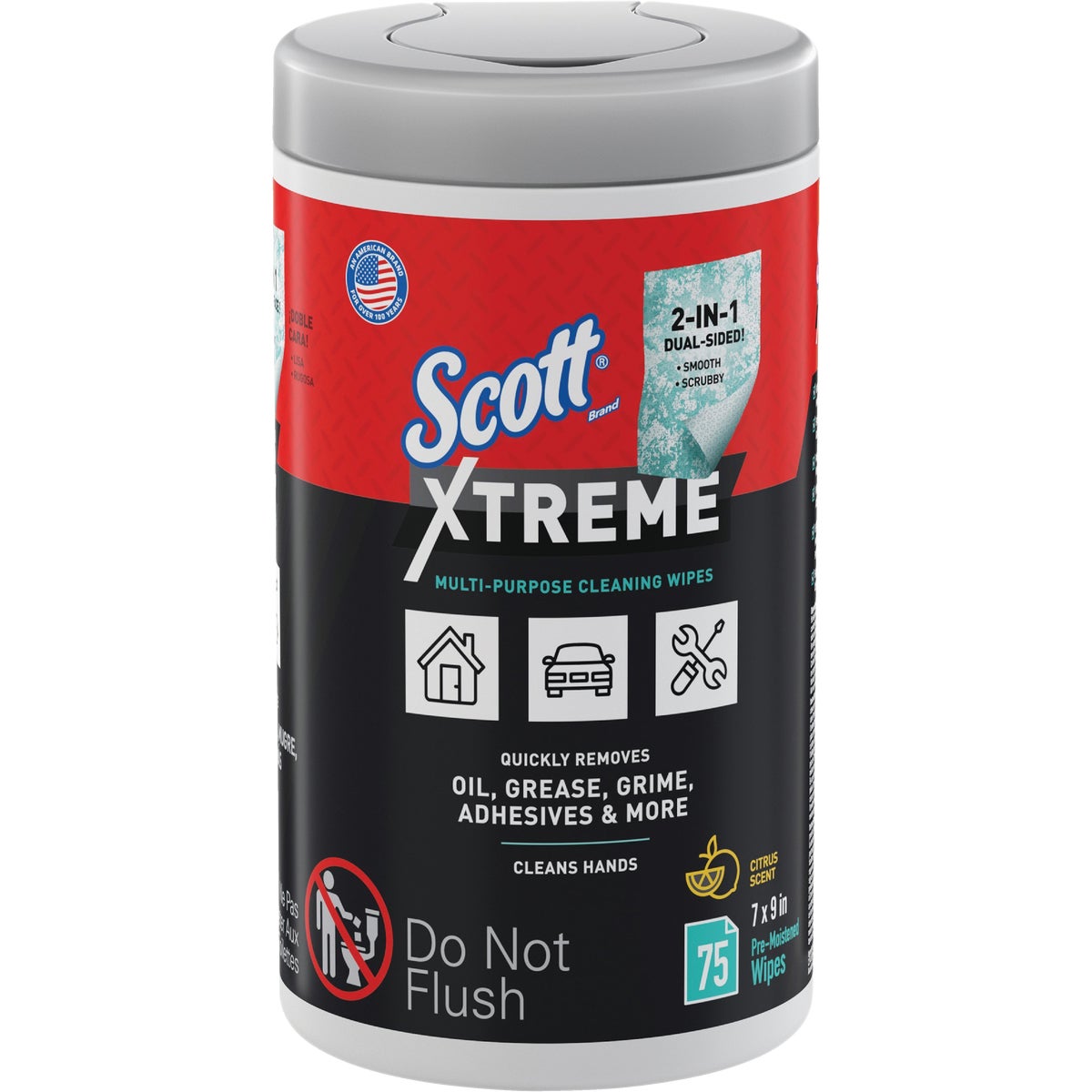 Scott Xtreme Multipurpose Cleaning Wipes (75-Count)