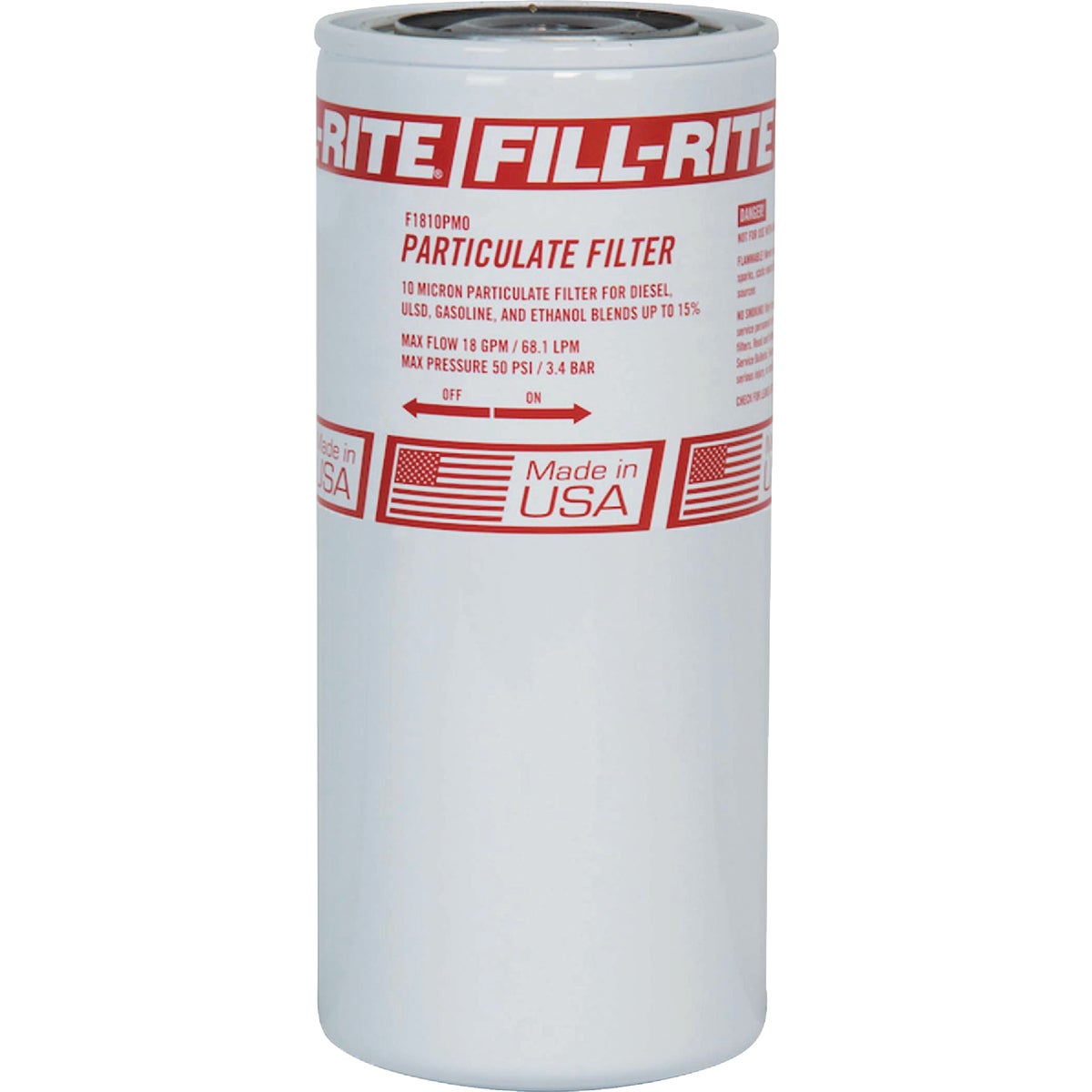 Fill-Rite 25 GPM 10 Micron Particulate Spin-On Filter