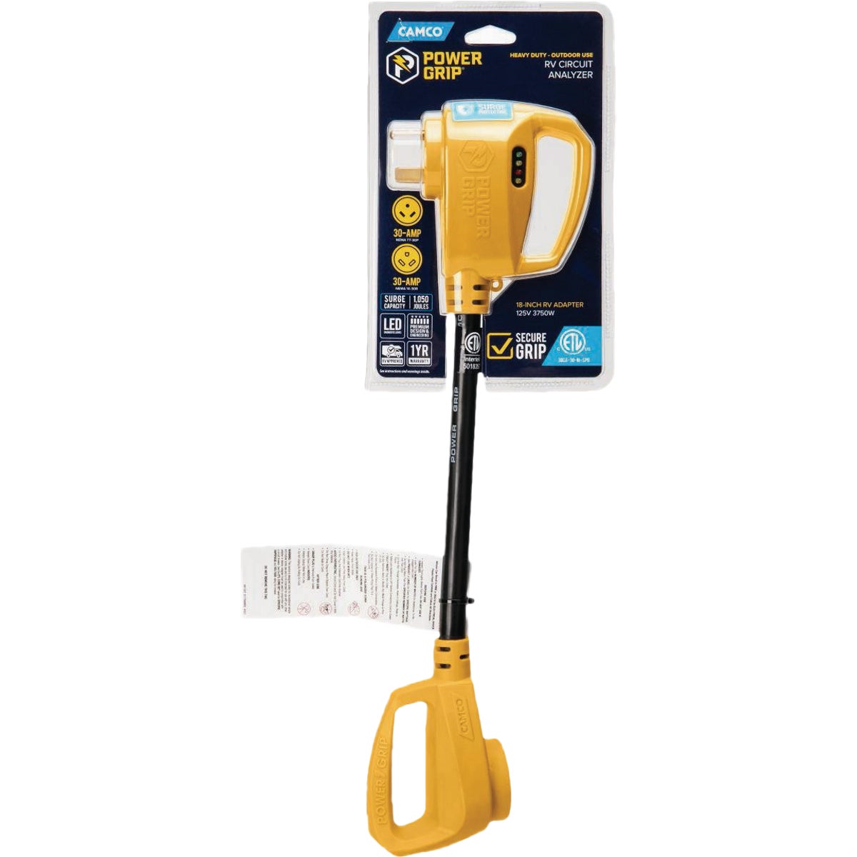 Camco PowerGrip 18 In. Heavy Duty RV Circuit Analyzer