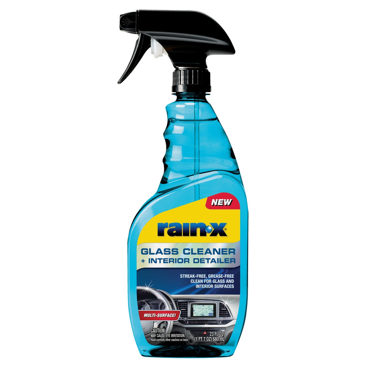 Rain-X Glass 23 Oz. Trigger Spray Automotive Glass Cleaner + Interior Detailer