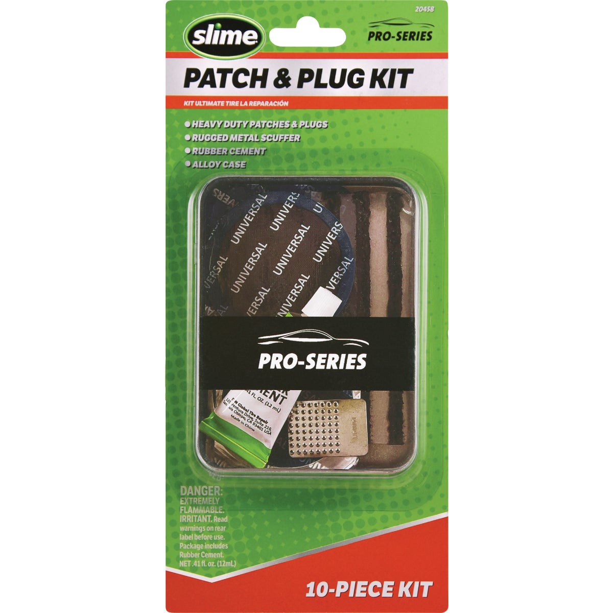 Slime Pro-Series Tire Patch & Plug Kit (10 Pc.)