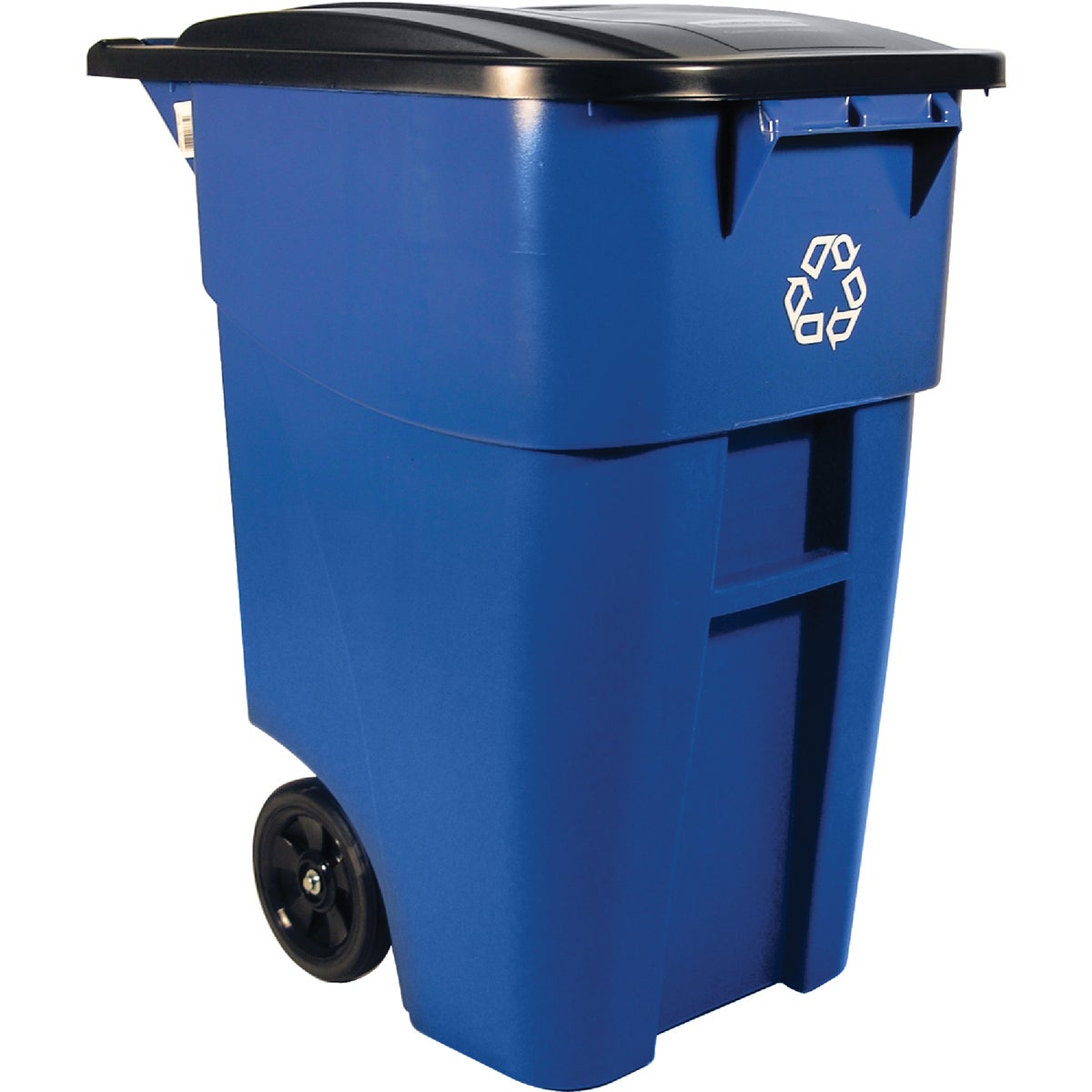 Rubbermaid 50 Gal. Roll Out Recycling Trash Can