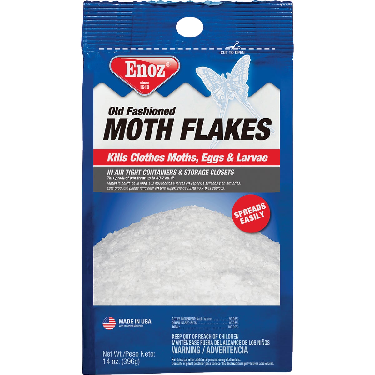 Enoz 14 Oz. Old Fashioned Naphthalene Moth Flakes