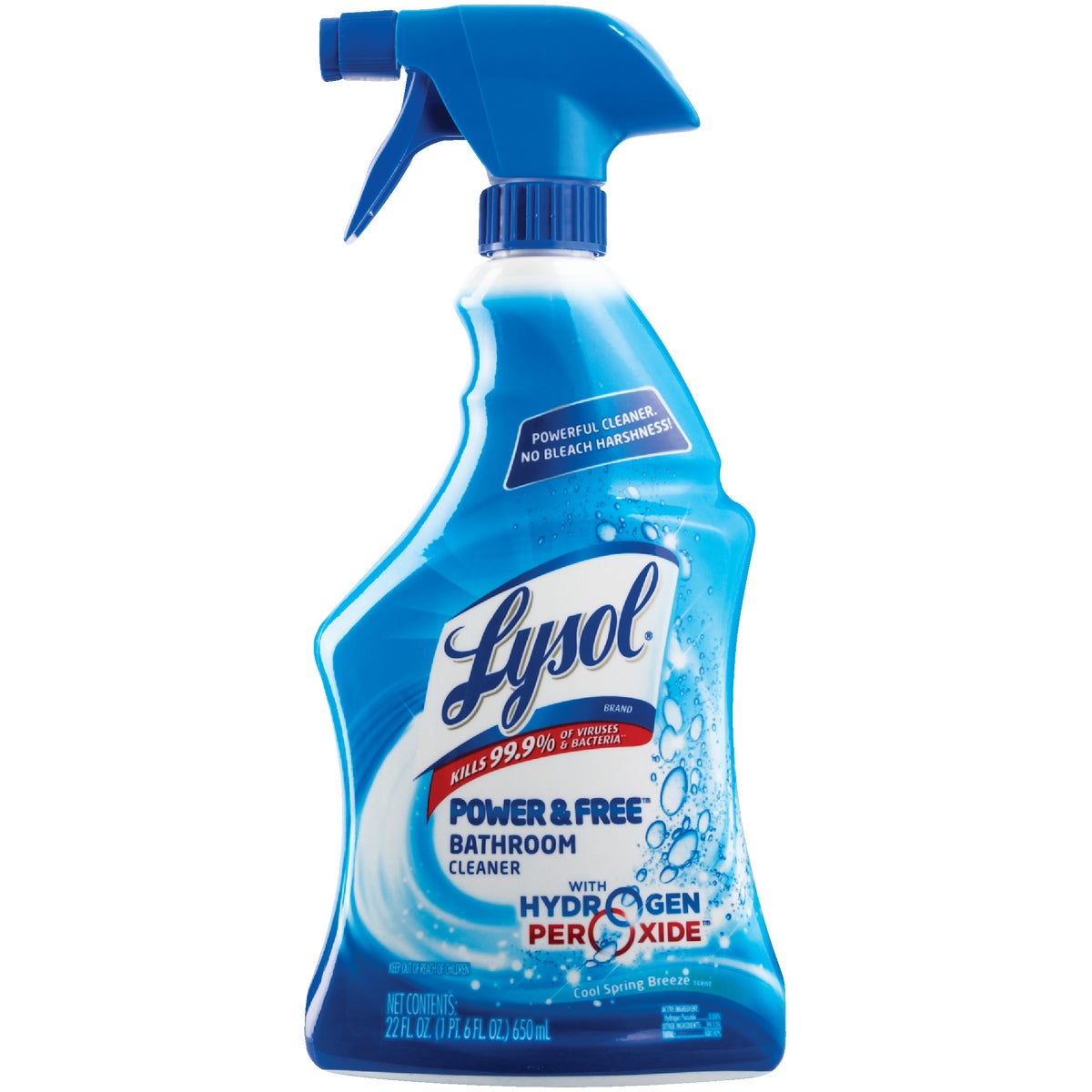 Lysol Power & Free 22 Oz. Bathroom Cleaner with Hydrogen Peroxide