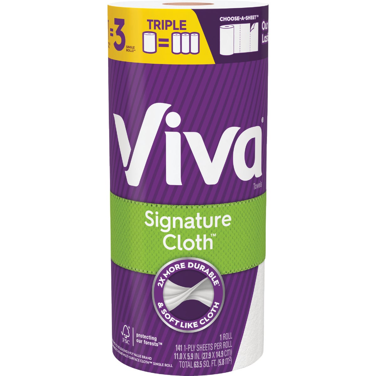 Viva Signature Cloth Triple Roll Paper Towels (1 Roll)