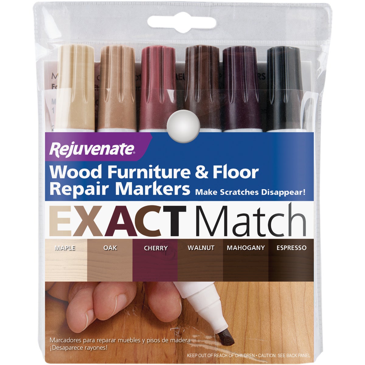 Rejuvenate Exact Match Natural Wood Furniture & Floor Marker (6-Pack)