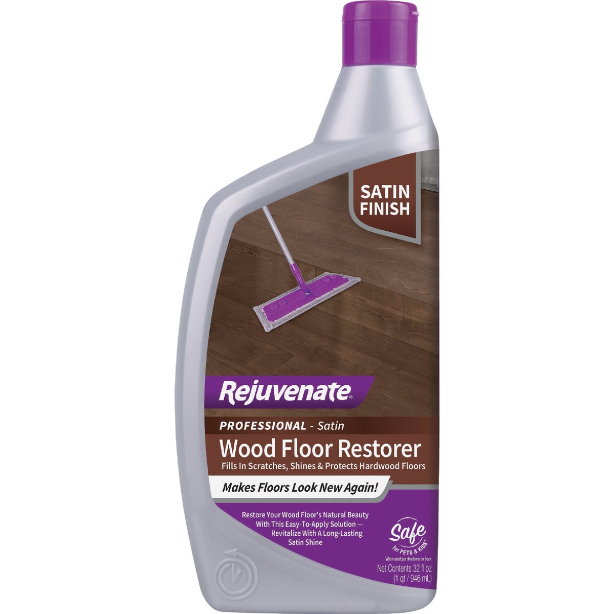 Rejuvenate 32 Oz. Satin/Matte Professional Wood Floor Restorer